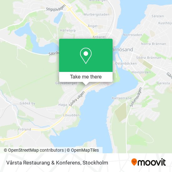 Vårsta Restaurang & Konferens map