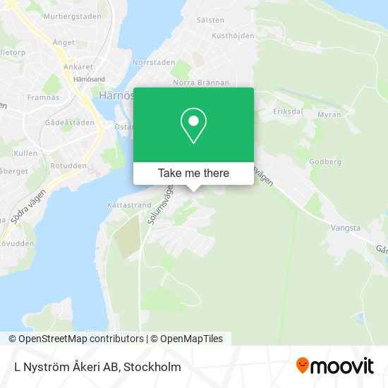 L Nyström Åkeri AB map