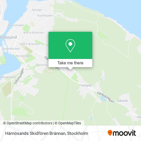 Härnösands Skidfören Brännan map