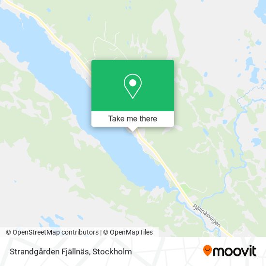 Strandgården Fjällnäs map