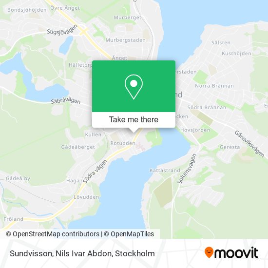 Sundvisson, Nils Ivar Abdon map