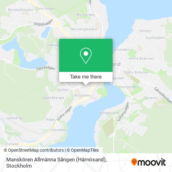 Manskören Allmänna Sången (Härnösand) map