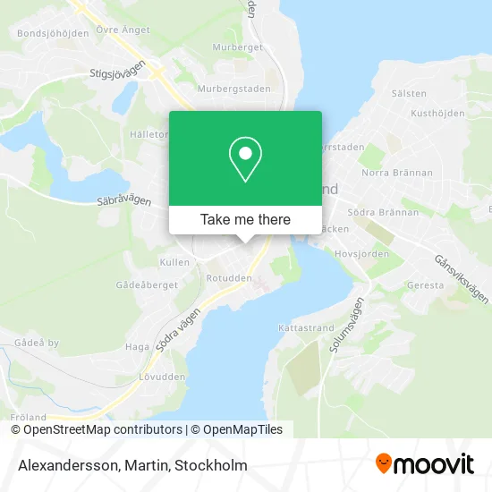 Alexandersson, Martin map