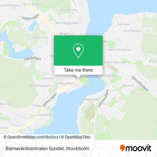 Barnavårdcentralen Sundet map