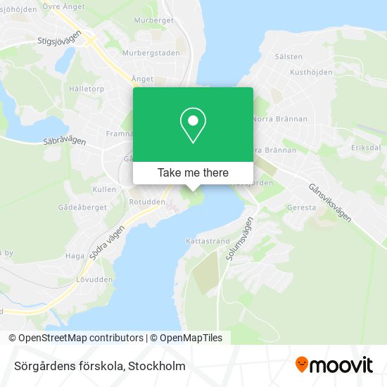 Sörgårdens förskola map