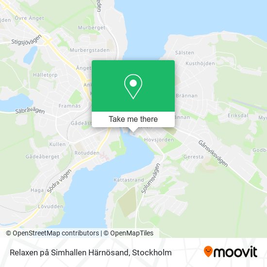 Relaxen på Simhallen Härnösand map