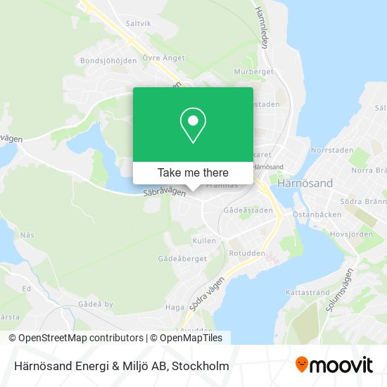 Härnösand Energi & Miljö AB map