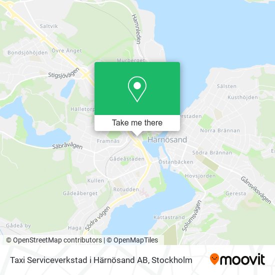 Taxi Serviceverkstad i Härnösand AB map