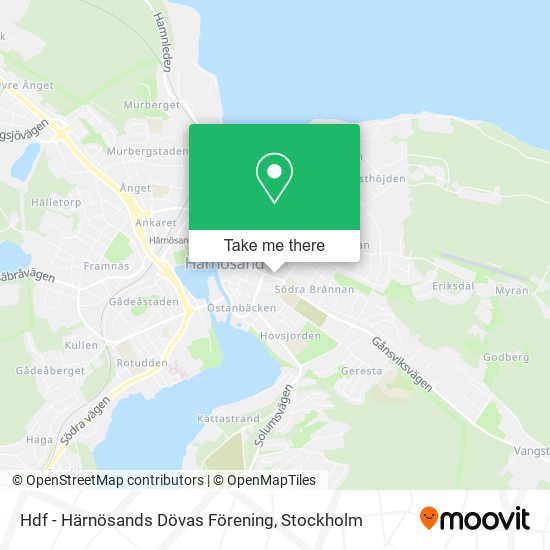 Hdf - Härnösands Dövas Förening map