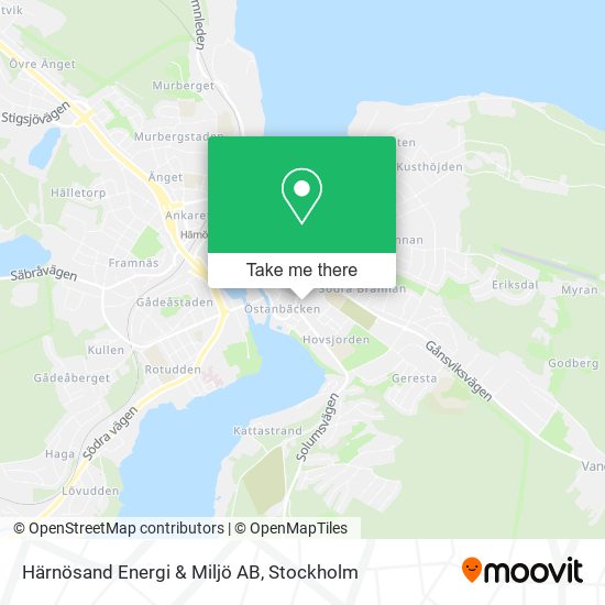 Härnösand Energi & Miljö AB map