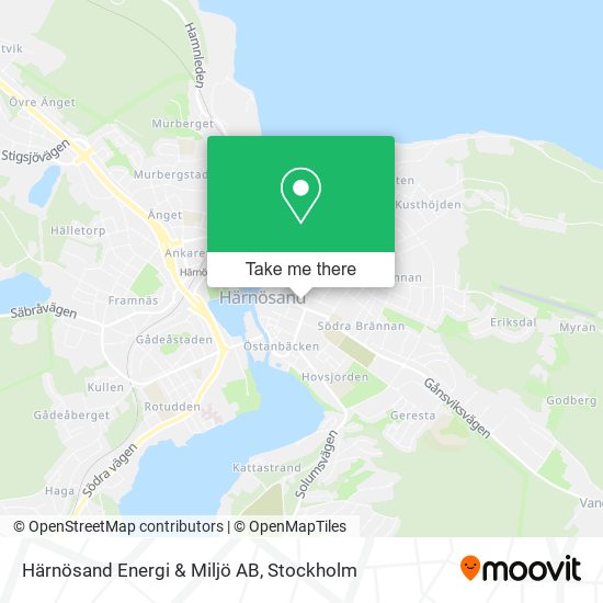 Härnösand Energi & Miljö AB map