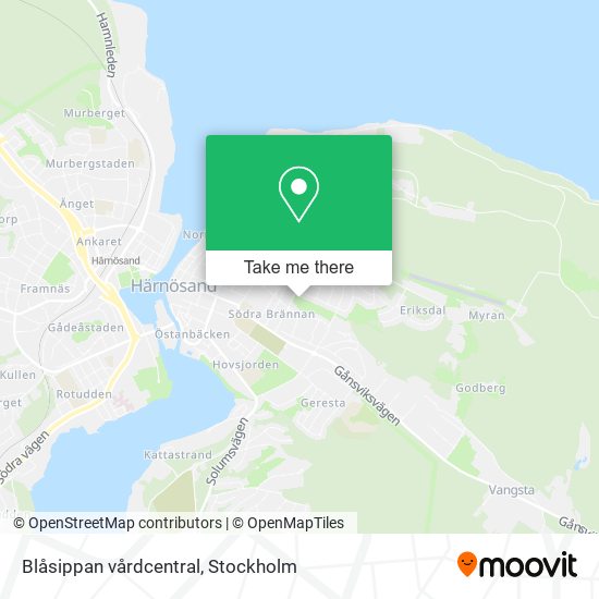 Blåsippan vårdcentral map