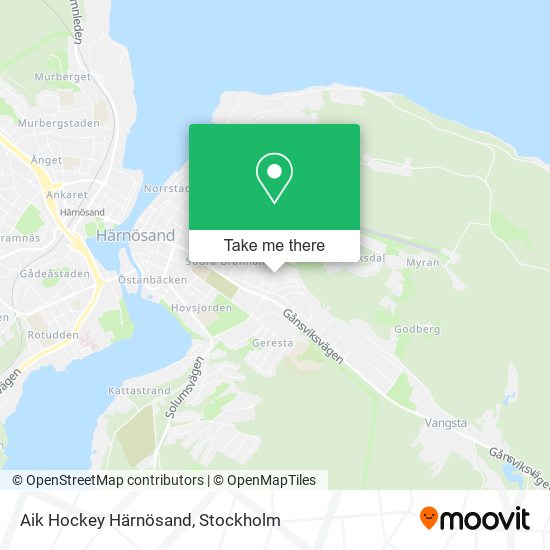 Aik Hockey Härnösand map