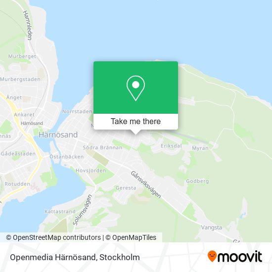 Openmedia Härnösand map