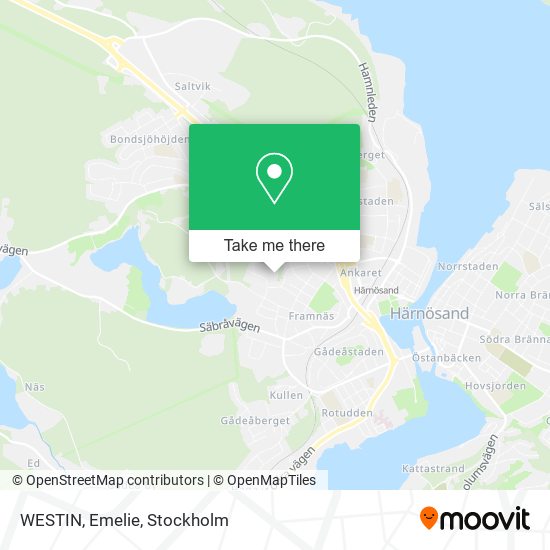 WESTIN, Emelie map