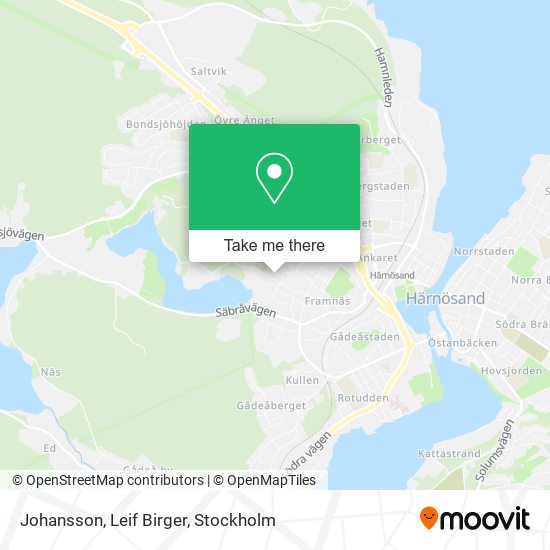 Johansson, Leif Birger map