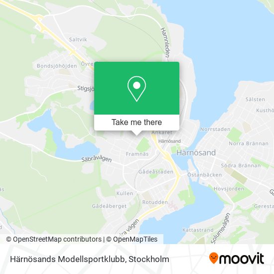 Härnösands Modellsportklubb map