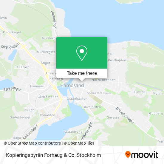 Kopieringsbyrån Forhaug & Co map
