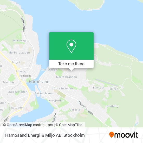 Härnösand Energi & Miljö AB map