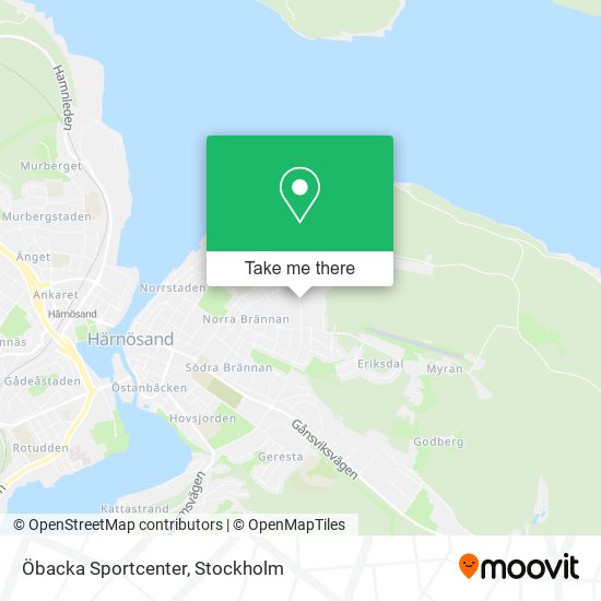 Öbacka Sportcenter map