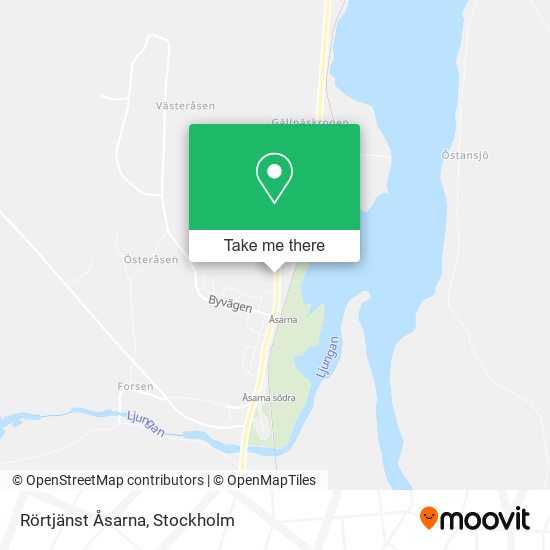 Rörtjänst Åsarna map