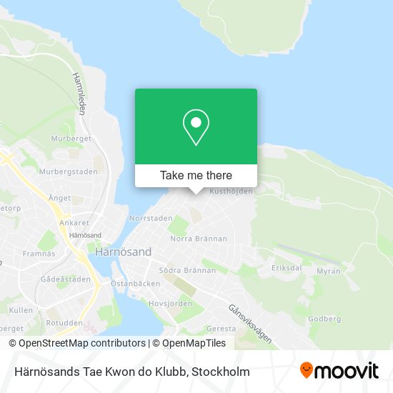 Härnösands Tae Kwon do Klubb map