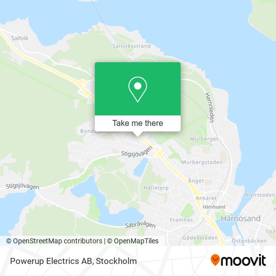 Powerup Electrics AB map