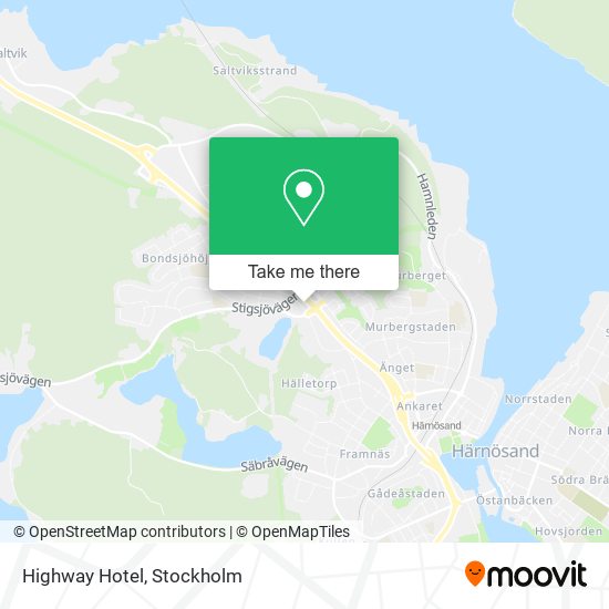 Highway Hotel map