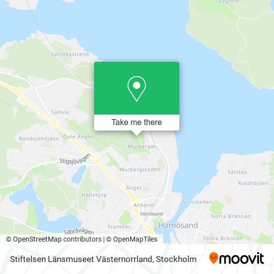 Stiftelsen Länsmuseet Västernorrland map