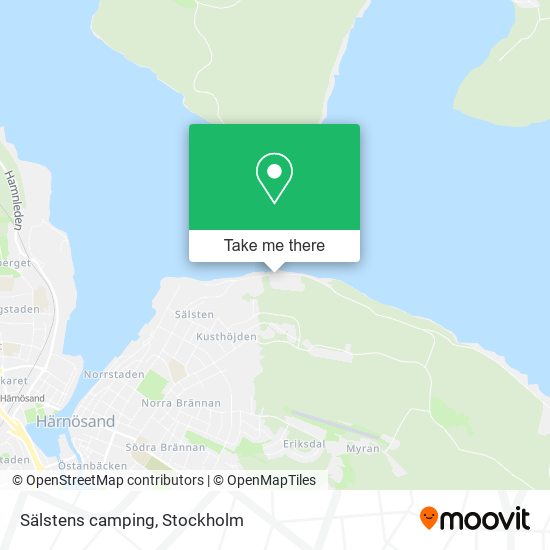 Sälstens camping map