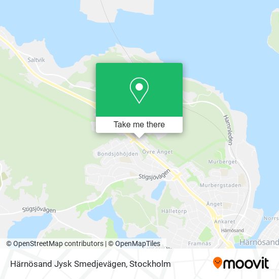 Härnösand Jysk Smedjevägen map