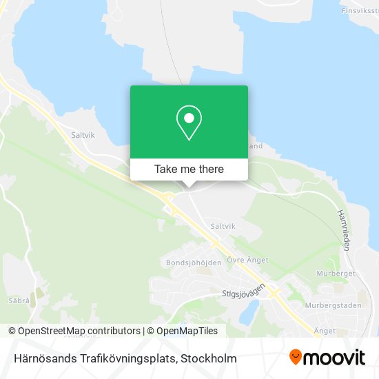 Härnösands Trafikövningsplats map