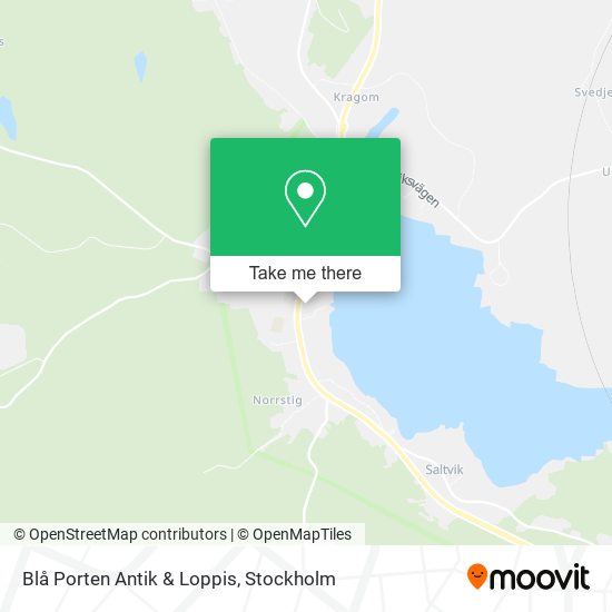 Blå Porten Antik & Loppis map