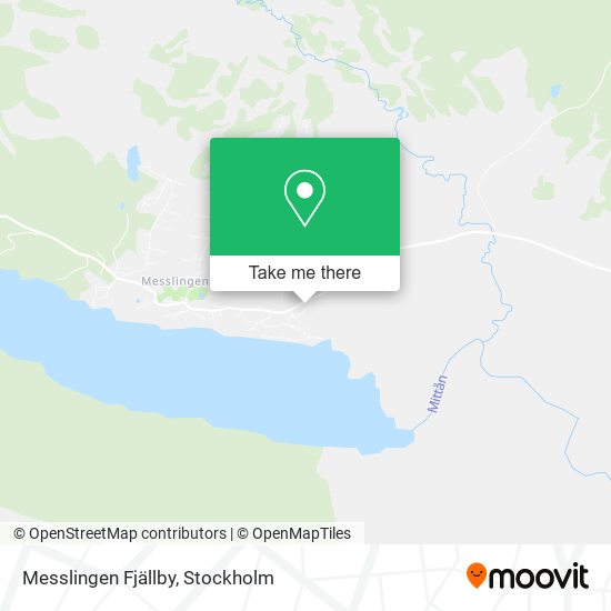 Messlingen Fjällby map