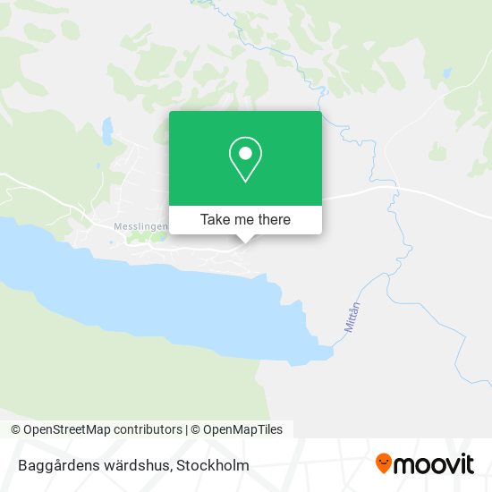 Baggårdens wärdshus map