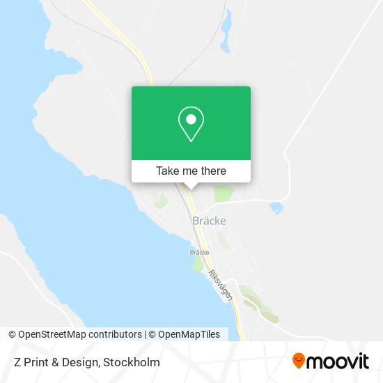 Z Print & Design map