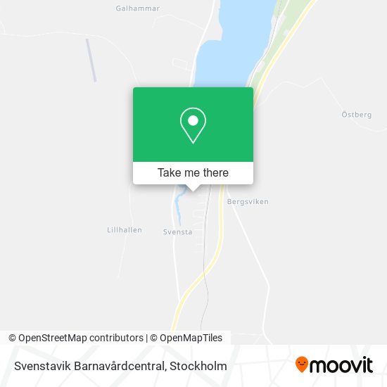 Svenstavik Barnavårdcentral map