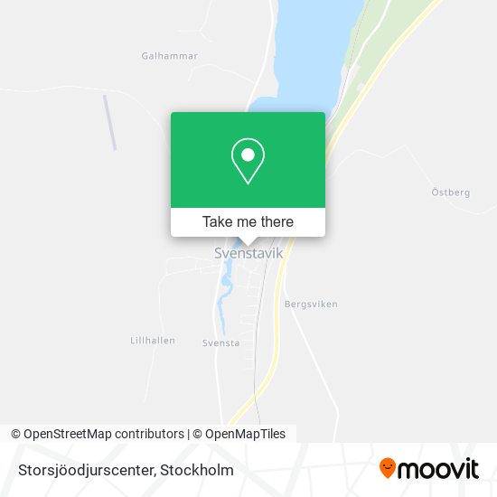 Storsjöodjurscenter map