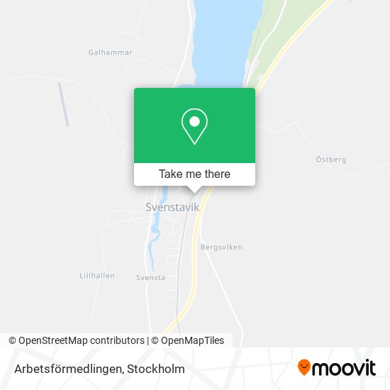 Arbetsförmedlingen map