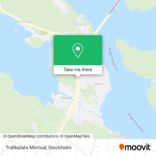 Trafikplats Mörtsal map