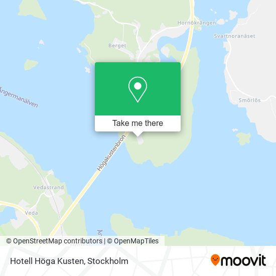 Hotell Höga Kusten map