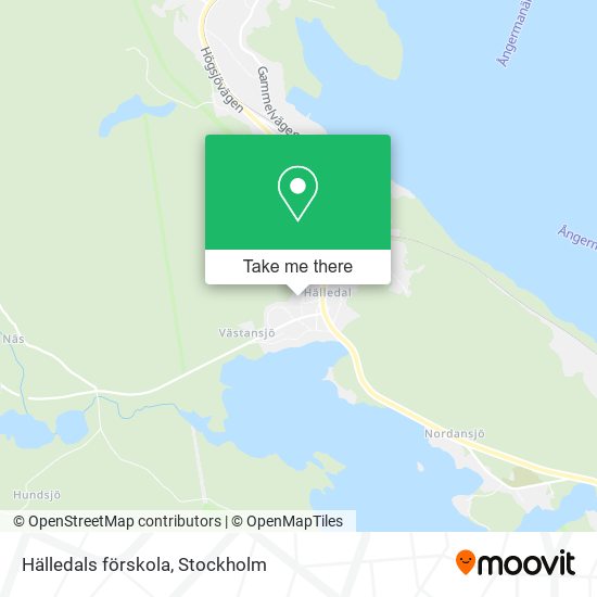 Hälledals förskola map
