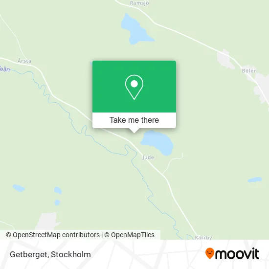 Getberget map