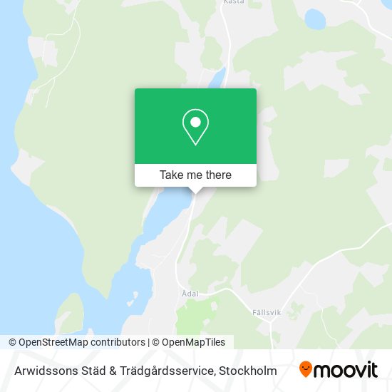 Arwidssons Städ & Trädgårdsservice map