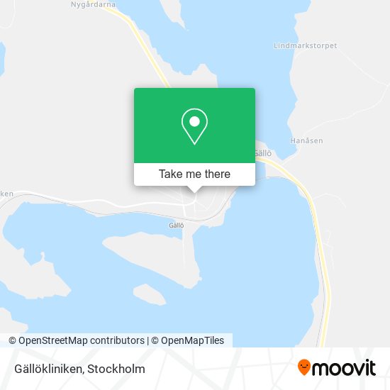 Gällökliniken map