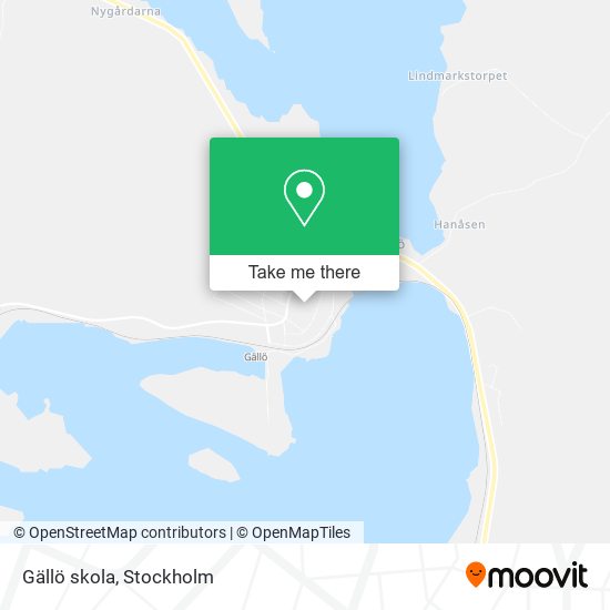 Gällö skola map