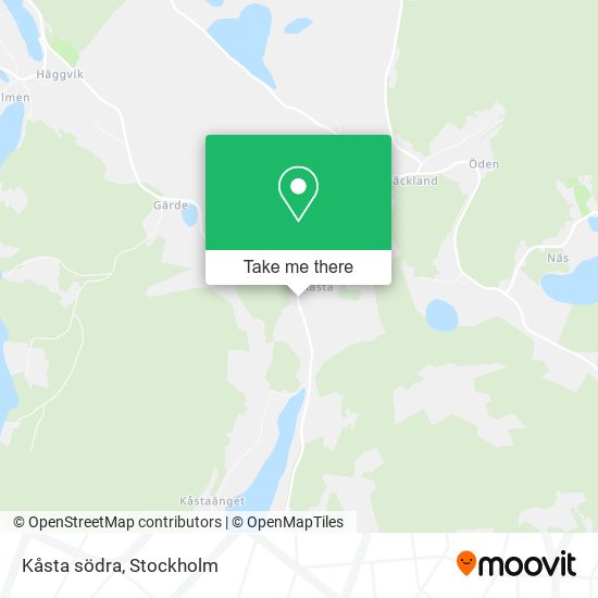 Kåsta södra map