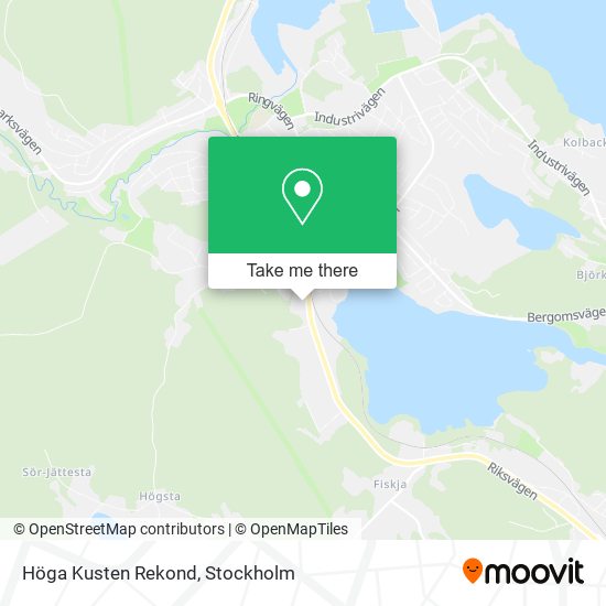 Höga Kusten Rekond map