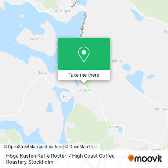 Höga Kusten Kaffe Rosteri / High Coast Coffee Roastery map