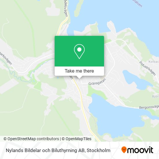 Nylands Bildelar och Biluthyrning AB map